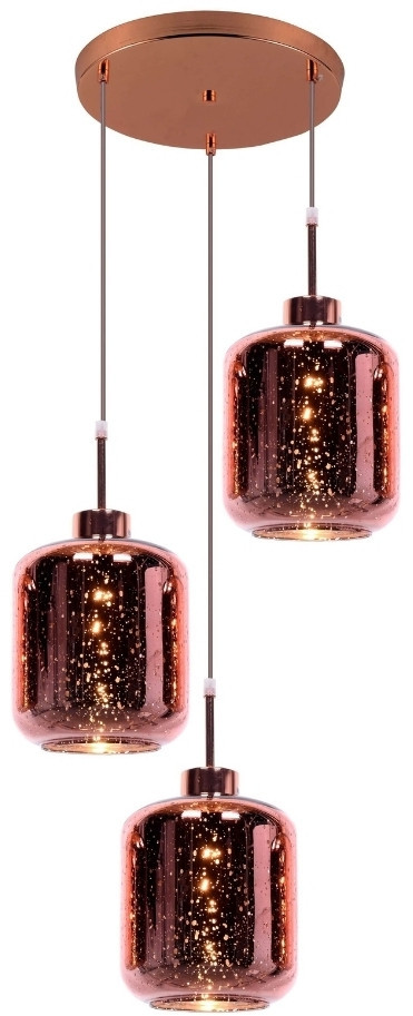 Подвесной светильник LDP 6811-3 RD R.GD Lumina Deco