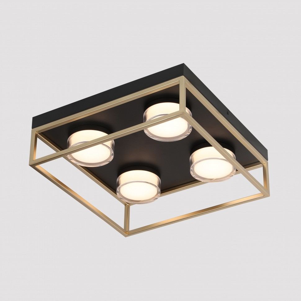 Потолочный светильник Link 4778-37x37 MBK+SGD iLedex