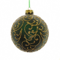 Украшение новогоднее "Шар", D 10 см, L10 W10 H10 см