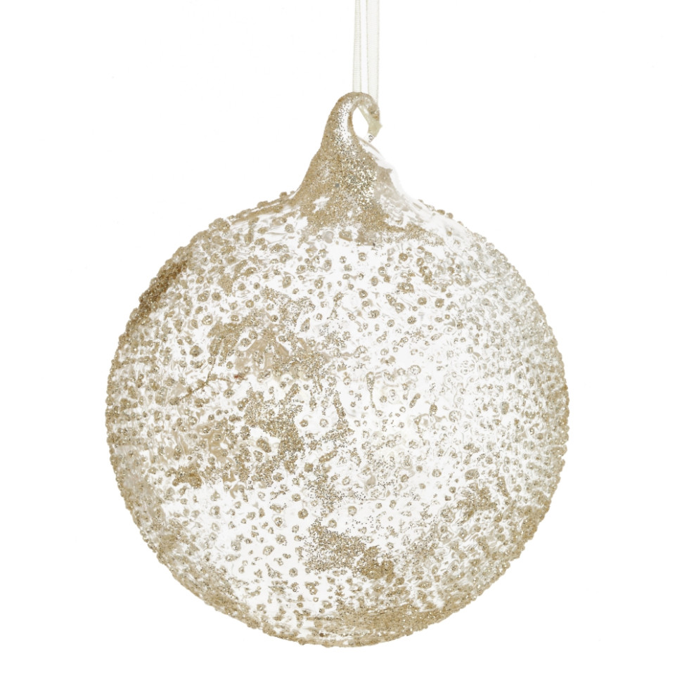 Украшение новогоднее "Шар", D 10 см, L10 W10 H10 см