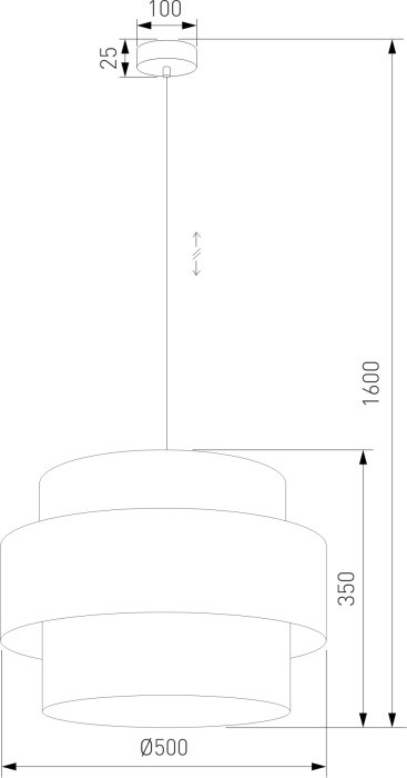 Подвесной светильник Calisto 5419 Calisto TK Lighting
