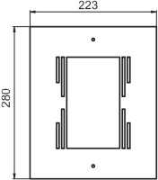 Настенный фонарь уличный INOX 77818 R Oasis Light