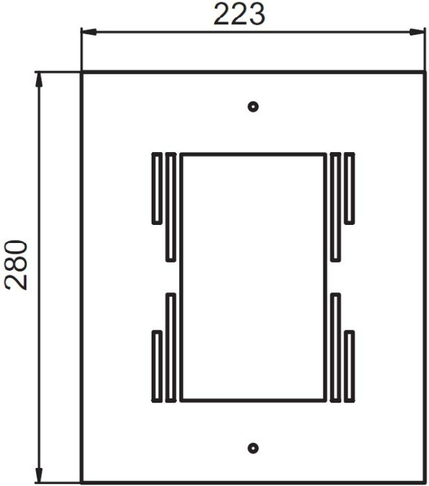 Настенный фонарь уличный INOX 77818 R Oasis Light