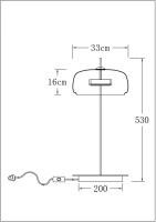 Интерьерная настольная лампа Padova A2404LT-1AM Arte Lamp