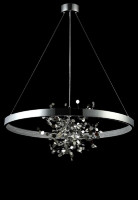 Подвесная люстра Crystal Lux GARDEN SPLED+4 D800 CHROME