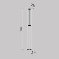 Наземный светильник Expo O480FL-L25B3K Maytoni Наземный светильник Expo O480FL-L25B3K Maytoni