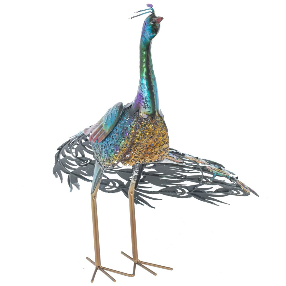 Фигура декоративная "Павлин", L46 W50 H52 см