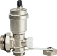 Автоматический воздухоотводчик Stout SMS 1000 1" с дренажным вентилем