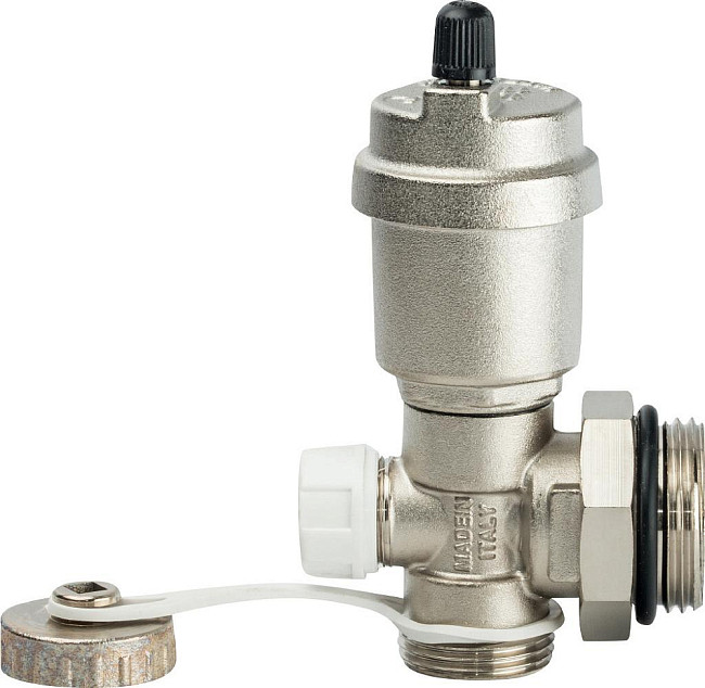 Автоматический воздухоотводчик Stout SMS 1000 1" с дренажным вентилем