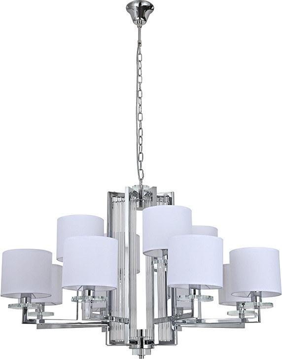 Подвесная люстра 35400 35408+4/C chrome без абажуров Newport