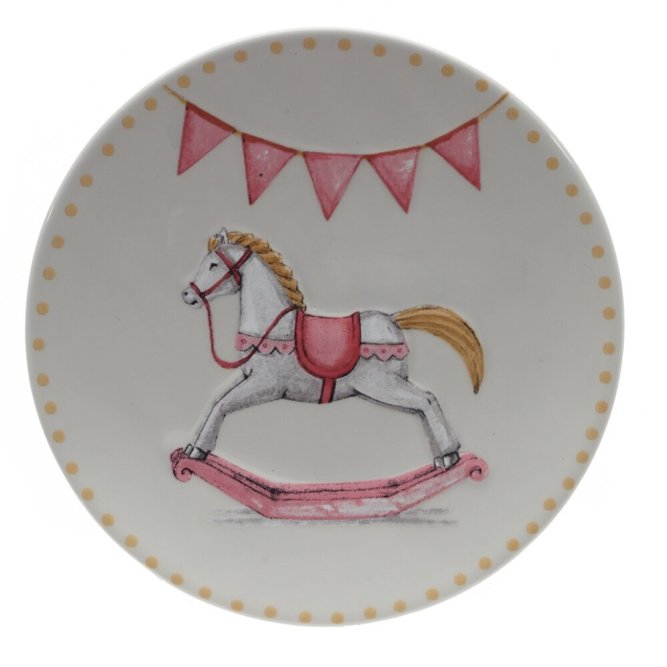 Тарелка "Лошадка", L15 W15 H1,5 см