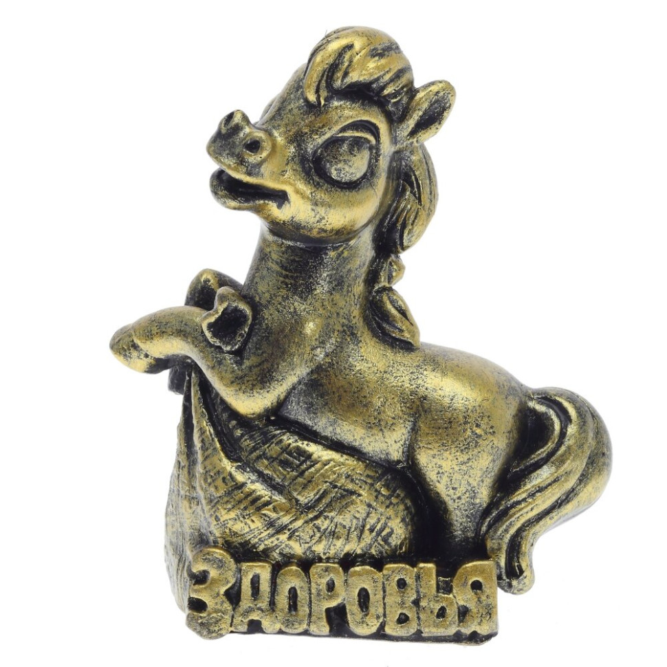 Копилка "Лошадь", L7 W5 H10 см, 4в.