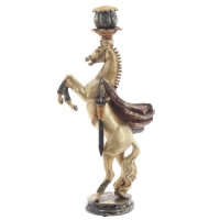 Подсвечник "Лошадь", L14 W9 H36 см