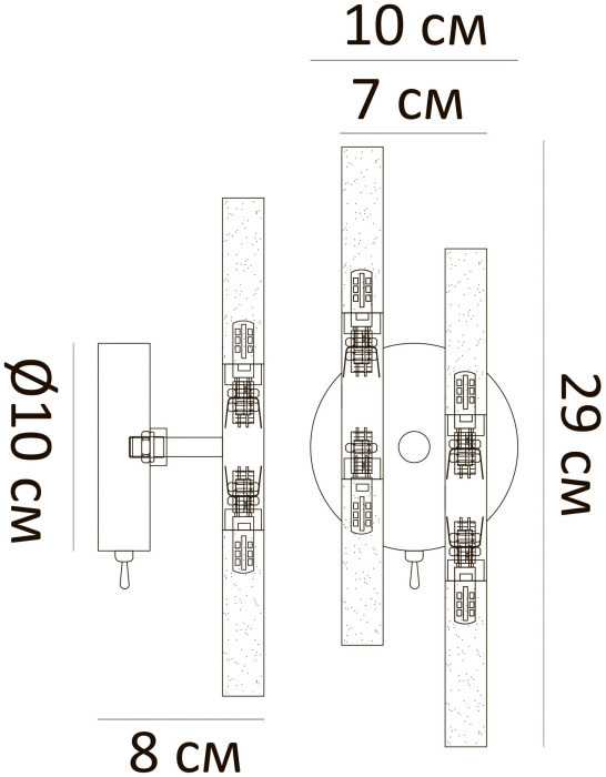 Бра Ramona A7410AP-4CC Arte Lamp
