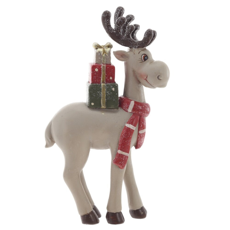 Фигурка декоративная "Олень",  L8,5 W4,5 H16 см, 2в.