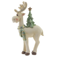 Фигурка декоративная "Олень",  L8,5 W4,5 H16 см, 2в.