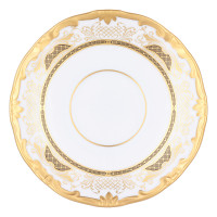 Набор блюдец 13см.6шт."Симфония золотая"