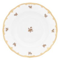 Набор глубоких тарелок 24см.6шт."Роза золотая"