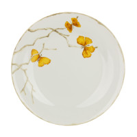 Тарелка Michael Aram "Butterfly Ginkgo Gold", 28 см, фарфор