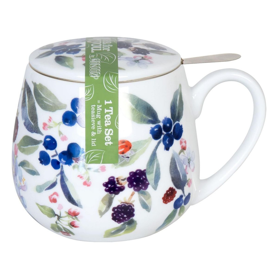 Набор для чая 400мл на 1перс.3пред."Victoria Lowe - Fruity Tea - Berry"