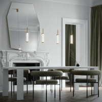 Подвесной светильник Stark 50386/1 LED латунь Eurosvet