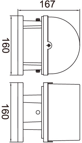 Настенный светильник уличный SIDNEY 1838S Gr Oasis Light