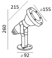 Грунтовый светильник 77198 SS Oasis Light Грунтовый светильник 77198 SS Oasis Light