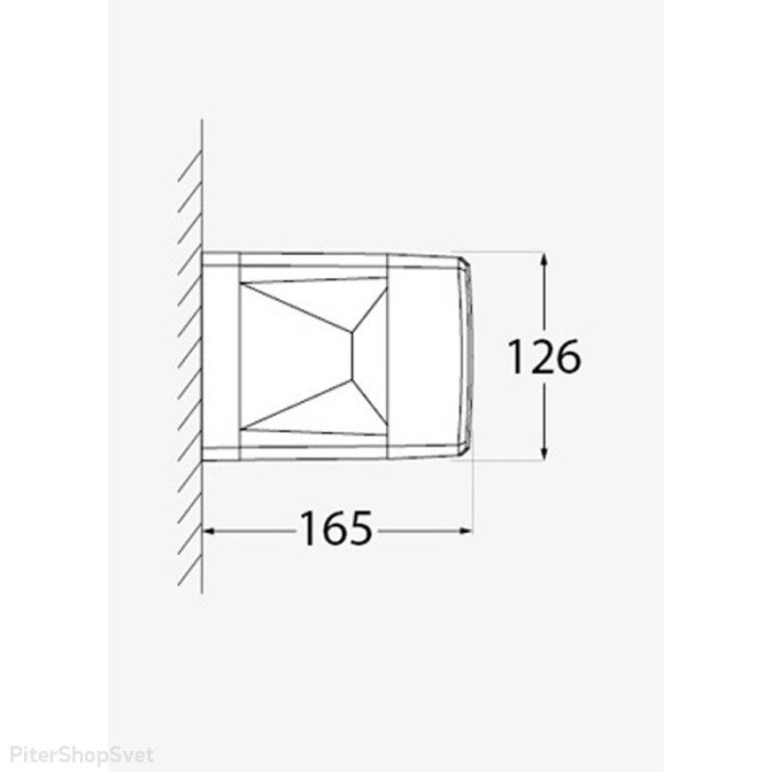 Настенный светильник уличный Ester DS1.560.000.WXD1L Fumagalli