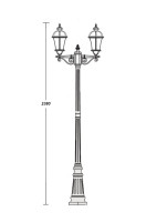 Наземный фонарь  95209LA Gb Oasis Light