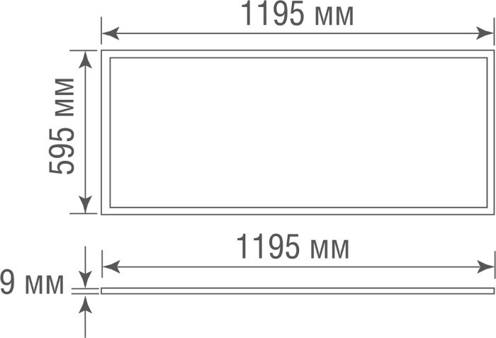 Светодиодная панель PRISMA DL18015WW1YG Donolux