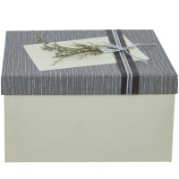 Набор из 3-х коробок подарочных, L19 W26 H15 см, 2в.