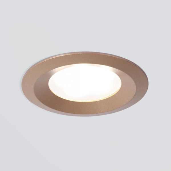 Точечный светильник Dial 110 MR16 золотой Elektrostandard