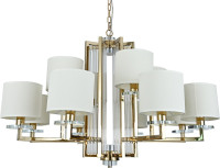 Подвесная люстра 35400 35408+4/C gold без абажуров Newport