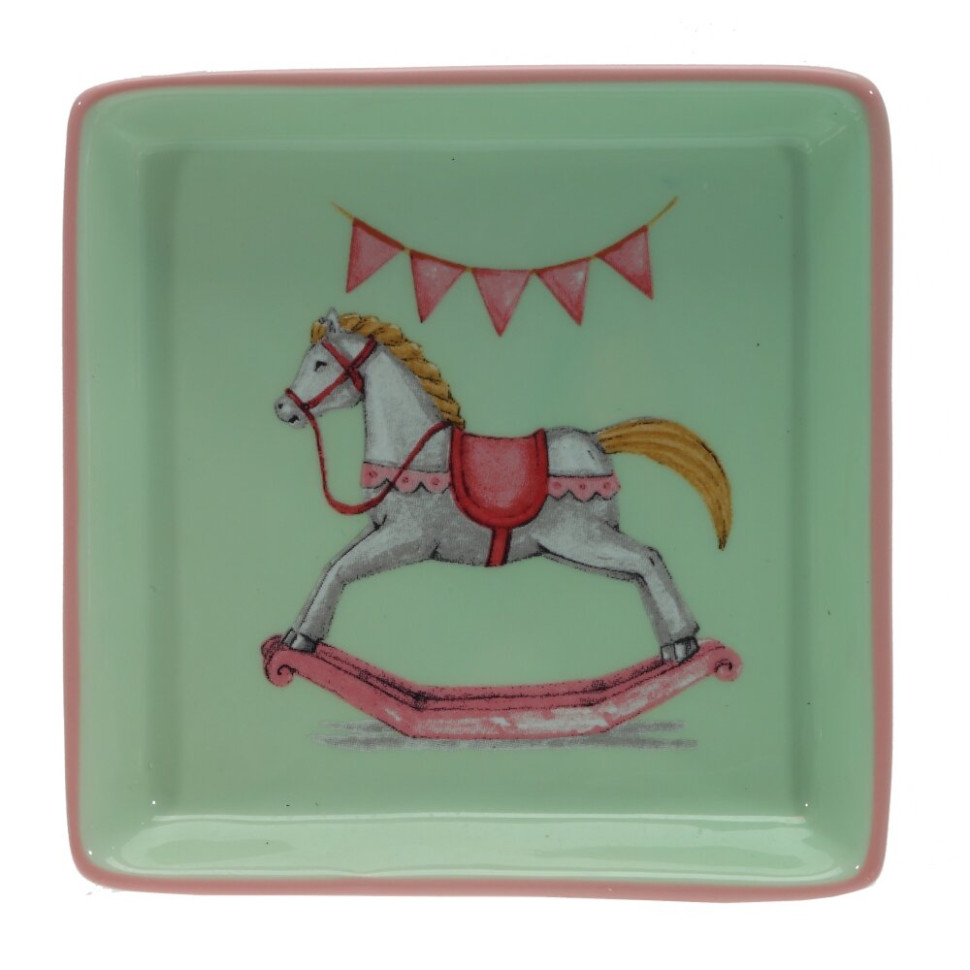 Блюдо "Лошадка", L12 W12 H2,5 см