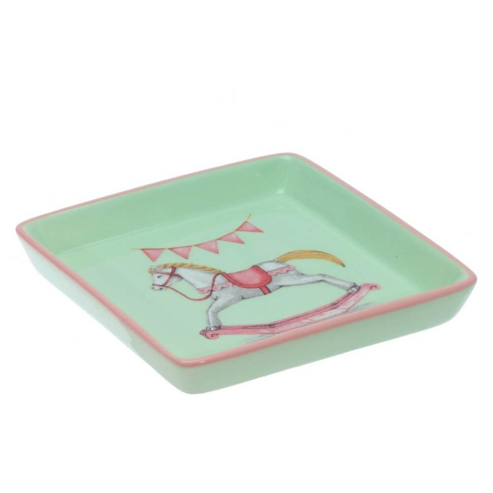 Блюдо "Лошадка", L12 W12 H2,5 см