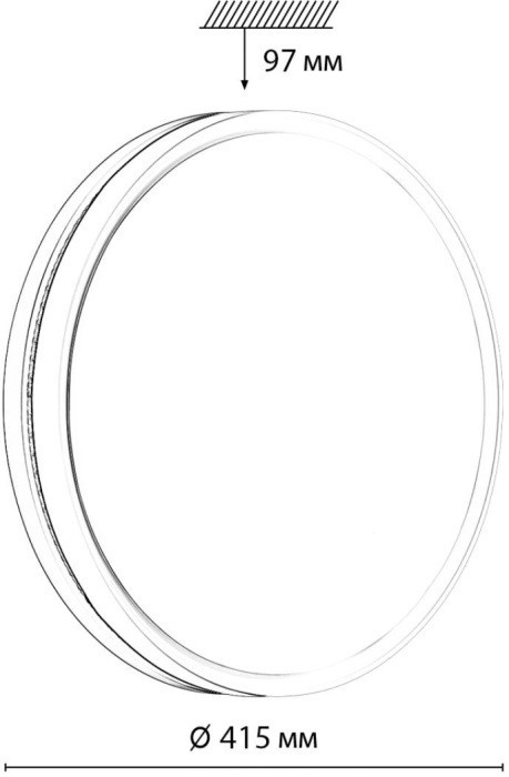 Настенно-потолочный светильник Nohava Blue 7669/DL Sonex