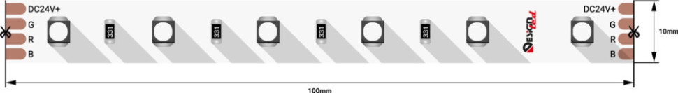 Светодиодная лента LUX DSG3A60-24-RGB-33 DesignLed