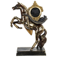 Фигурка декоративная "Лошадь" с часами D8см, (AAx1 н/п), L31,5 W14 H45,5 см