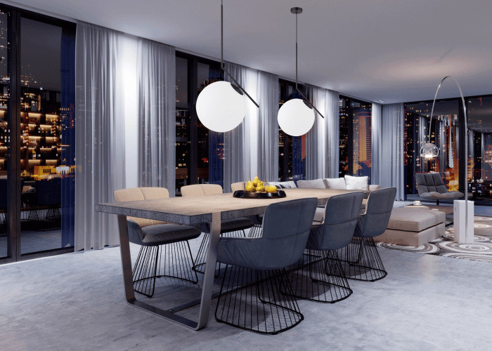 Подвесной светильник Sorento LDP 1215-300 WT+BK Lumina Deco