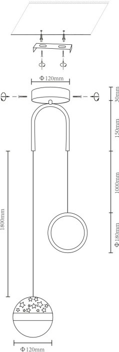 Подвесной светильник  431-306-02 Velante