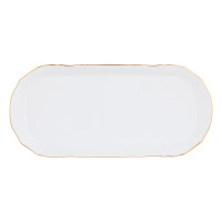 Поднос прямоугольный 37см."Бернадот белый 311011" Bernadotte