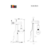 Интерьерная настольная лампа Bagetti SL1142.504.01 Evoluce