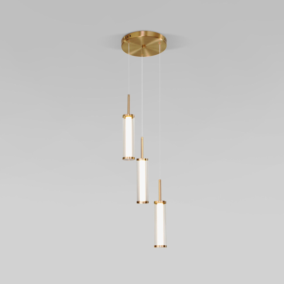 Подвесной светильник Stark 50386/3 LED латунь Eurosvet