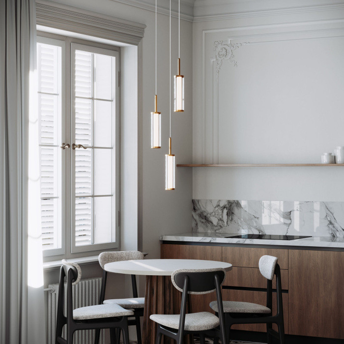 Подвесной светильник Stark 50386/3 LED латунь Eurosvet