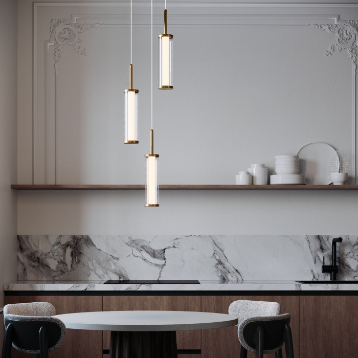 Подвесной светильник Stark 50386/3 LED латунь Eurosvet