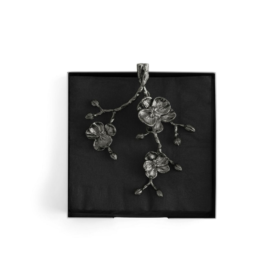 Подставка для салфеток Michael Aram "Black Orchid", 18x16,5см