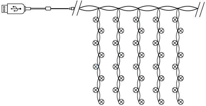 Гирлянда CL590 41637 Feron