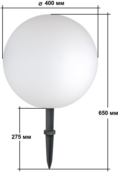 Грунтовый светильник HAMBURG W2001 Gr Oasis Light