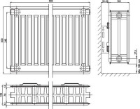 Радиатор стальной Elsen ERK 220309 тип 22