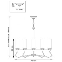 Подвесная люстра Lightstar Flume 723085 Подвесная люстра Lightstar Flume 723085